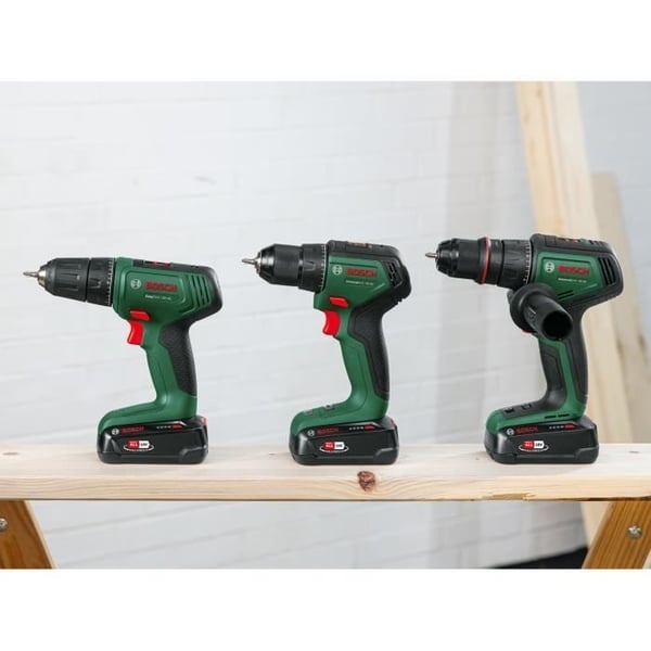 Porakone-ruuvinväännin - AdvancedDrill - 18V-80 - 2 x 2,5 Ah akkua - Irrotettava metallinen istukka - Johdoton