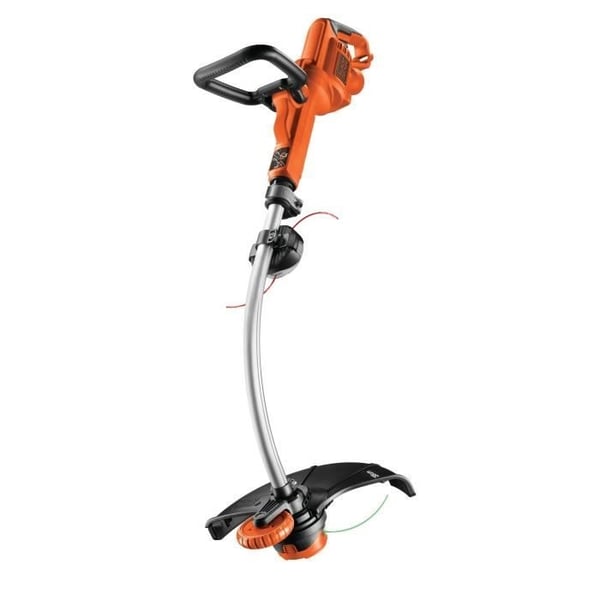 BLACK+DECKER Elektrisk Græstrimmer - GL9035-QS - 900W - 35 cm - Ledningsdrevet - Drejeligt hoved - Teleskoprør