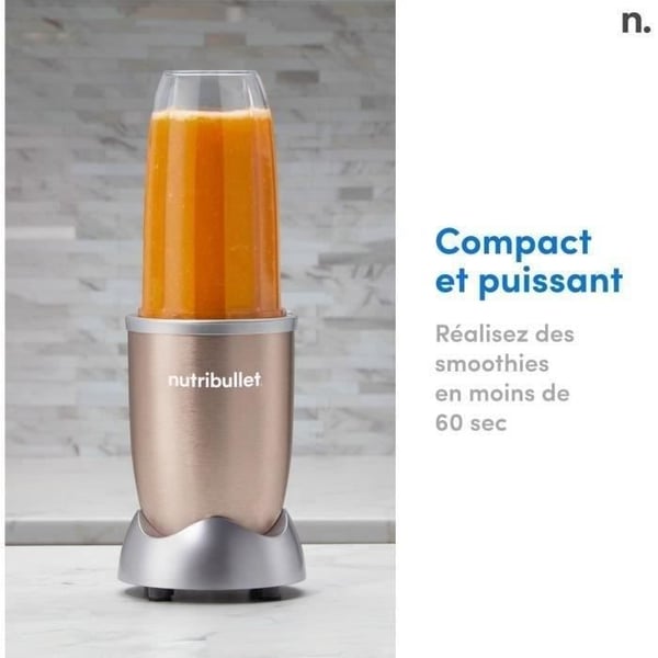 Nutribullet Pro -tehosekoitin - NB907CP - 900 W - 0,9 l - samppanjanvärinen