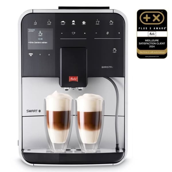 MELITTA Barista T Smart Bean-to-Ban kaffemaskin - Silver (utan mjölkbehållare)