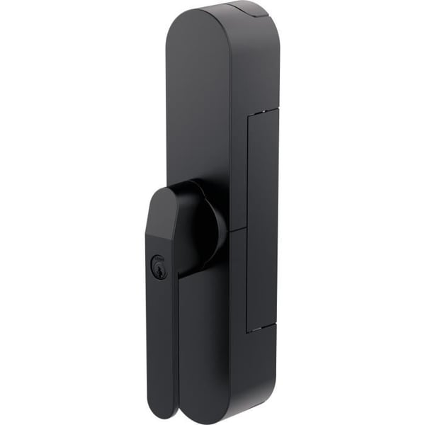 Säkerhetslås för altandörr - ABUS - WINTECTO One FCA4100 BK - SmartX™-teknik, 3D-larmsensor