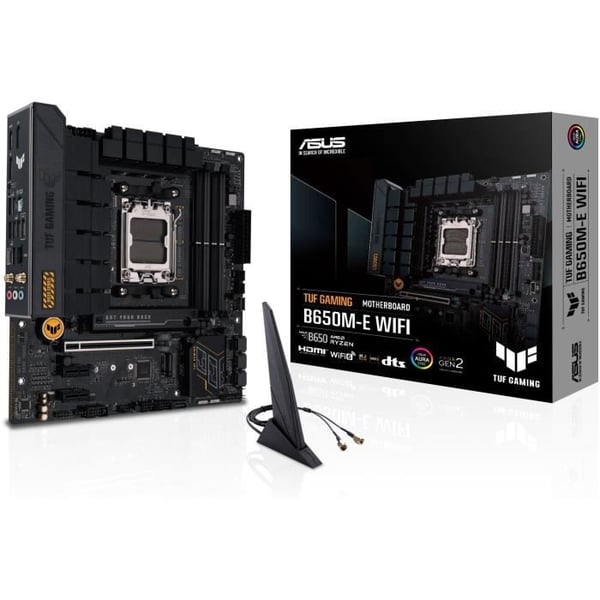 Moderkort - ASUS - TUF GAMING B650M-E WIFI - AMD B650 - AM5 micro ATX-kortplats