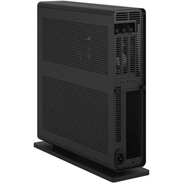 Minitornschassi - FRACTAL DESIGN - Ridge Black mITX - PCIe 4.0 - Svart