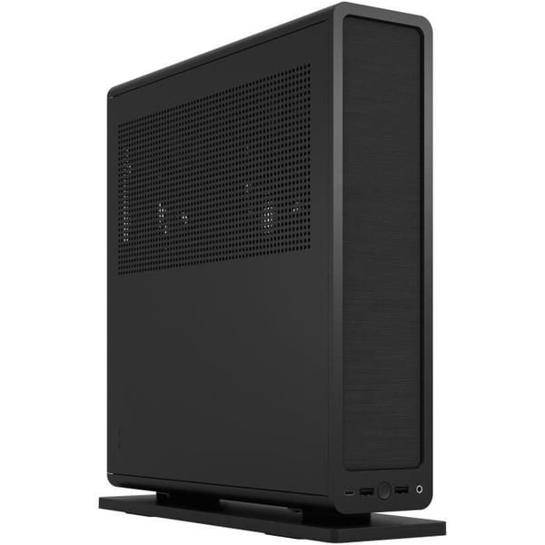 Minitornschassi - FRACTAL DESIGN - Ridge Black mITX - PCIe 4.0 - Svart