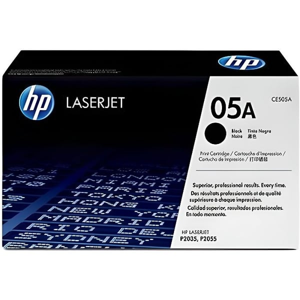 HP 05A (CE505A) sort tonerpatron til LaserJet P2035/P2055 printere
