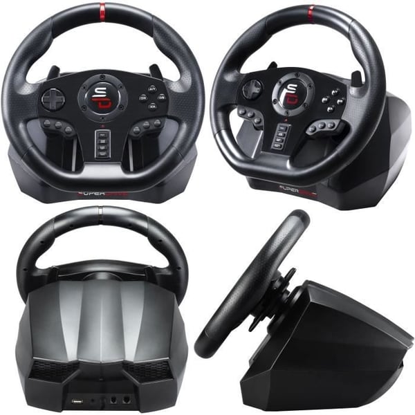 Racing Wheel - SUPERDRIVE - GS850-X - Manuel gearskifter - 3 pedaler - Paddles - PS4 / Xbox