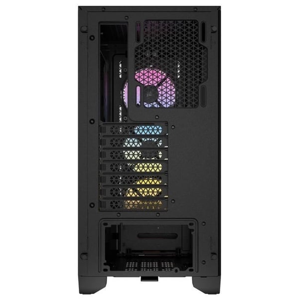 PC-kabinet - CORSAIR - 3000D RGB AIRFLOW - ATX Midi-Tower - 3 AR120 RGB blæsere - Sort