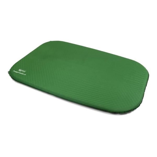 Selvoppustelig madras - KAMPA - Snuggle 7.5 SIM Double - 2 personer - 1,98 m x 1,30 m - Grøn