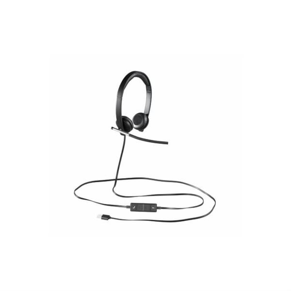 Kuulokemikrofoni - Langallinen - Logitech - H650E - USB - Stereomikrofoni - Musta