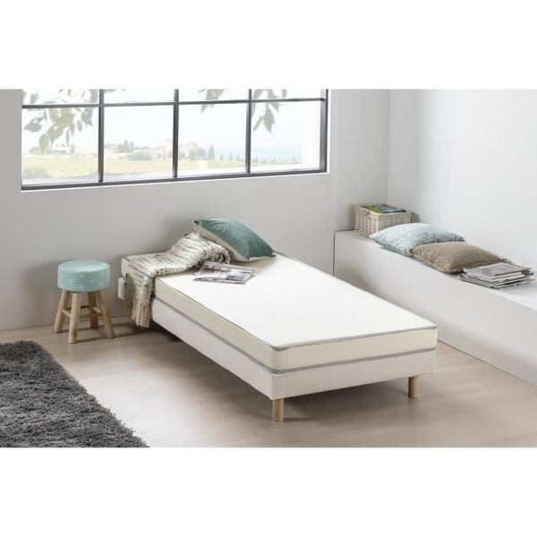 DEKO DREAM Vaahtomuovipatja 90 x 190 cm - Jämäkkä mukavuus - Paksuus 12 cm - KIETOA