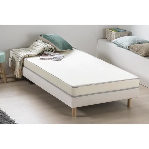 DEKO DREAM Vaahtomuovipatja 90 x 190 cm - Jämäkkä mukavuus - Paksuus 12 cm - KIETOA