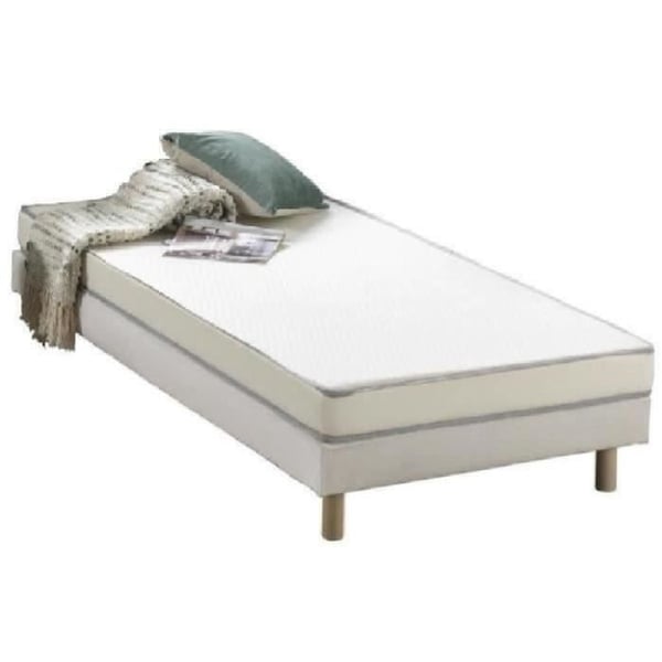 DEKO DREAM Vaahtomuovipatja 90 x 190 cm - Jämäkkä mukavuus - Paksuus 12 cm - KIETOA