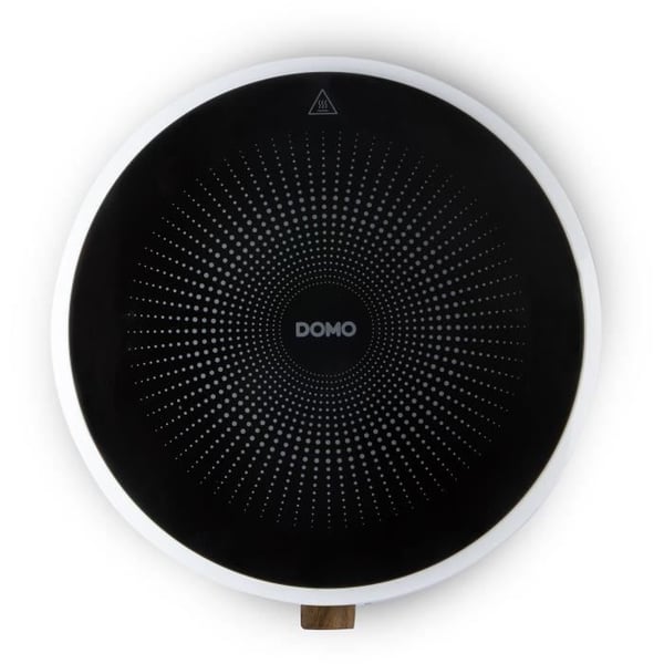 Induktionskogeplade - DOMO - DO30112IP - 2000 W - 1 brænder - Rund hvid design
