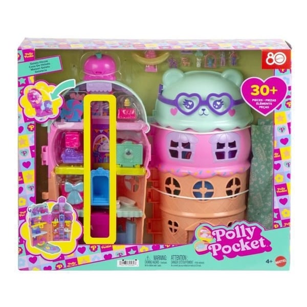 Polly Pocket - Isvaffelhussæt - Med figurer - Polly Pocket - JFT91