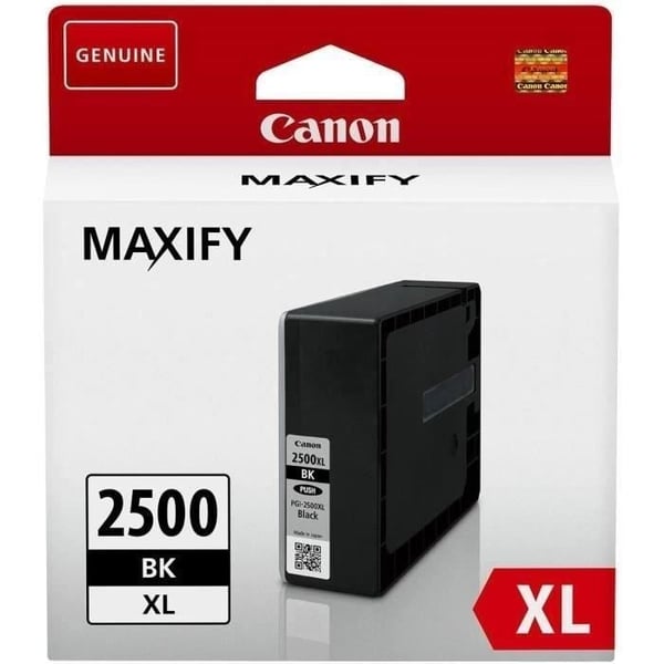 PGI-2500 XL musta suuren kapasiteetin mustepatruuna - CANON - MAXIFY MB5350, MB5050, iB4050, MB2350, MB2050