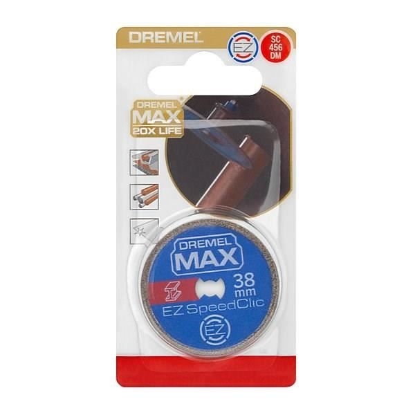 Dremel Max S456 EZ SpeedClic skæreskive med høj holdbarhed - ø38 mm til metaller