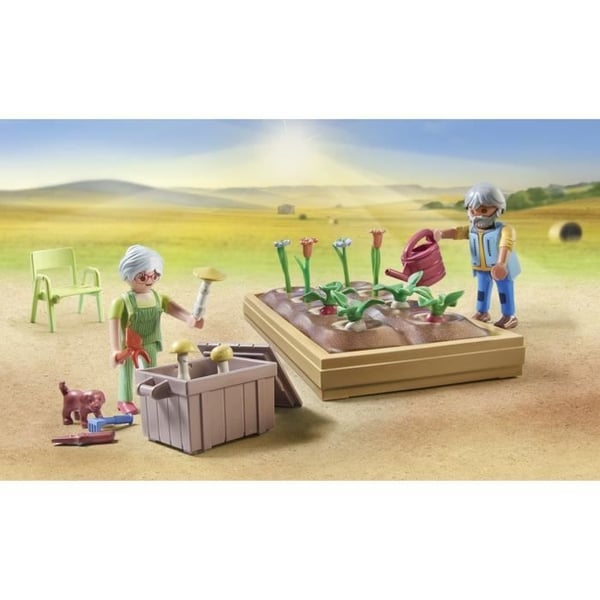 PLAYMOBIL 71443 Bedsteforældre og køkkenhave - Land - Fra 4 år