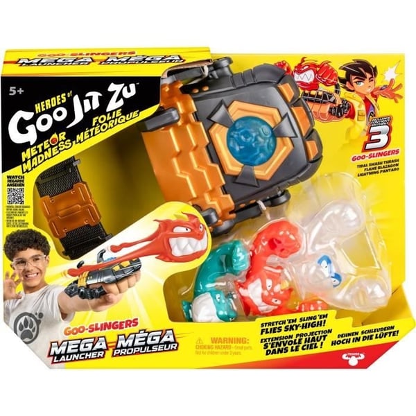 Mega Launcher - Skydespil - HEROES OF GOO JIT ZU - 3 Goo Slingers