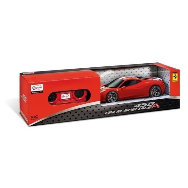 Ferrari Italia Spec fjernbetjent bil - MONDO Motors - Skala 1:24 - Rød - Til børn fra 3 år