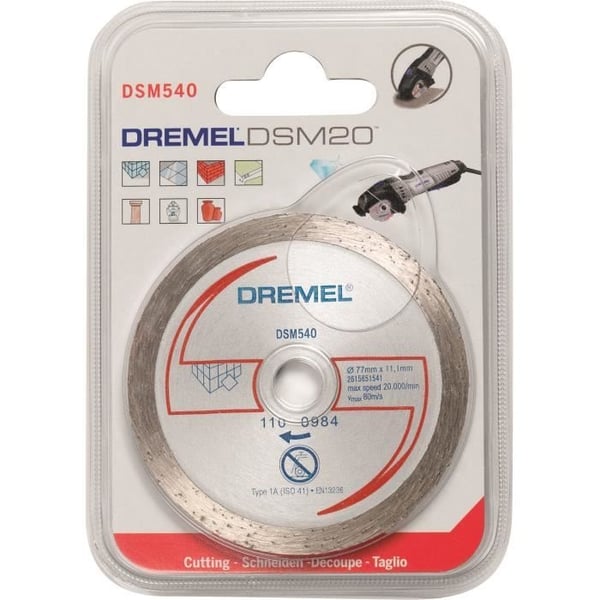DREMEL diamantskive S540 til Dremel DSM20 kompaktsav