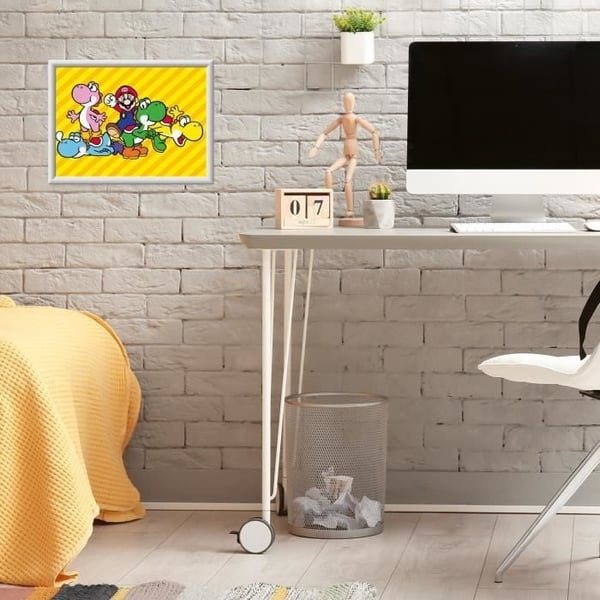 CreArt Kids 18x24cm Super Mario, Mal efter tal-sæt, Kunstnummer, Alder 7+, 25529, Ravensburger