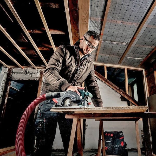 Batteridrevet rundsav - METABO - KS 18 LTX 57 - 18 V - MetaBOX 340