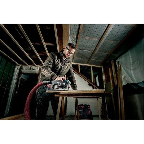 Batteridrevet rundsav - METABO - KS 18 LTX 57 - 18 V - MetaBOX 340