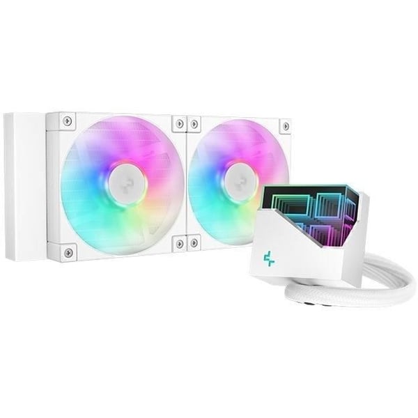Tietokoneen jäähdytys - DEEPCOOL - LT240 WH ARGB - 12 cm - 600-2400 rpm - Valkoinen