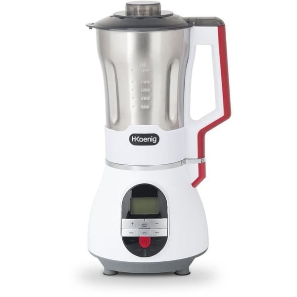Varmeblender - H.Koenig - MXC36 - 900 W - 1,4 L - Rustfrit stål - 3 hastigheder + puls