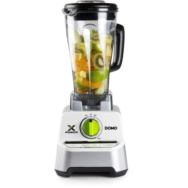 Blender XPOWER - DOMO - DO747BL - 1500 W - 2 L - Grå