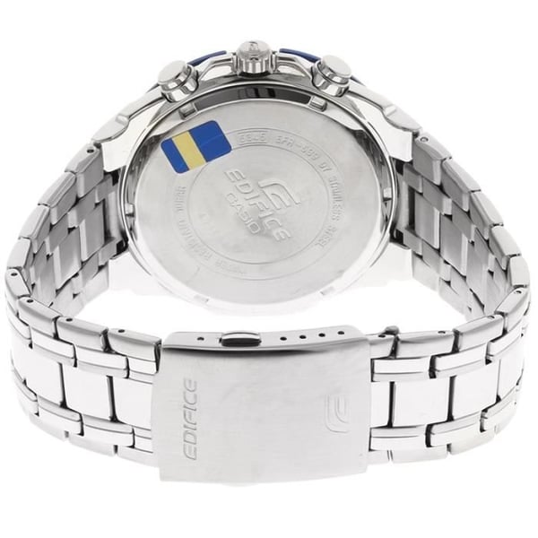 CASIO EDIFICE Rustfrit Stålur - Grå - Kvarts - Vandtæt 10 ATM