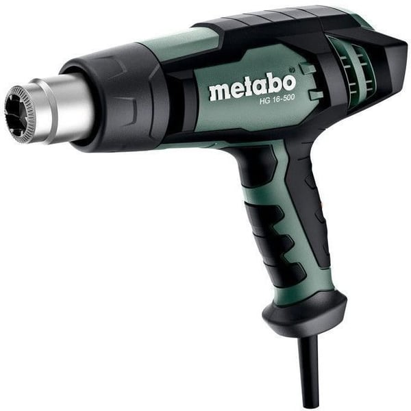 Kuumailmapistooli - METABO - HG 16-500 - Leveä suihkusuutin - Heijastinsuutin