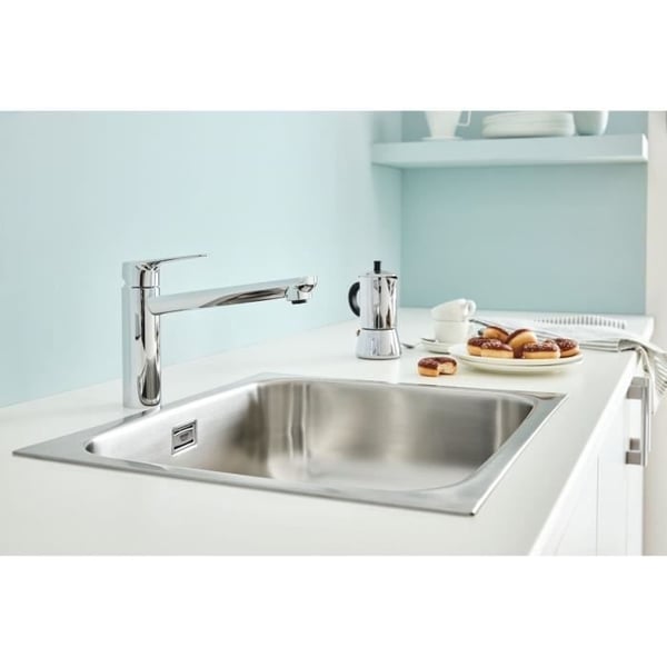 GROHE Start Curve køkkenarmatur, vandbesparende perlator, uden bundventil, bundventil inkluderet, 31717000