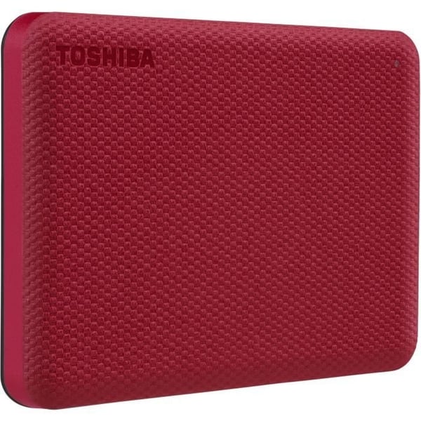 Ekstern harddisk - TOSHIBA - Canvio Advance - 1TB - Rød