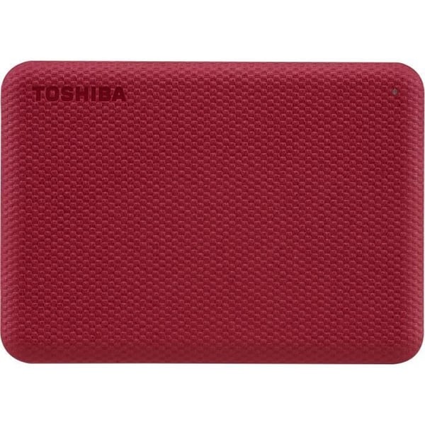 Ekstern harddisk - TOSHIBA - Canvio Advance - 1TB - Rød