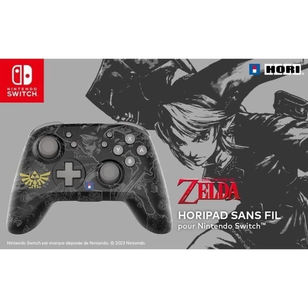 Gamepad - HORI - Zelda - Trådløs - Flerfarvet - 15 timers batterilevetid
