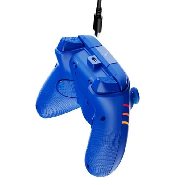 Gamepad - Xbox Series X|S, Xbox One og PC - Afterglow Wave - RGB - Kablet - Blå - TURTLE BEACH