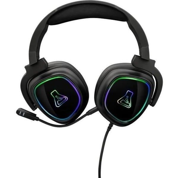 Kablet Gaming Headset - The G-Lab - KORP RADIUM - Mikrofon - RGB - Sort