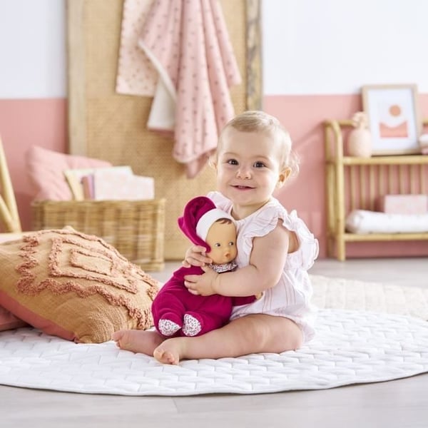 Doudou - COROLLE - Babipouce Rose Grenadine - 28 cm - vaniljeduft - fra fødslen