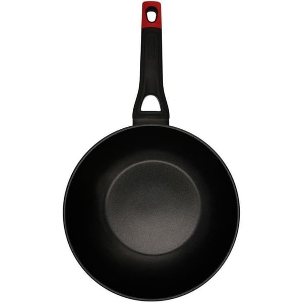 Wok - PYREX - 1455021 - Smedet aluminium - Non-stick - 28 cm - PFAS-fri