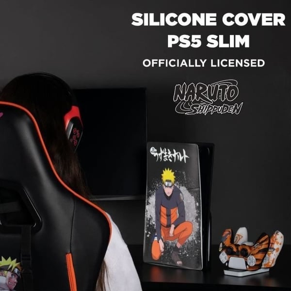 Silikonecover til Playstation 5 Slim - Naruto-Tilbehør-PS5