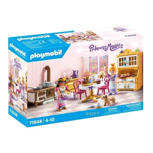 PLAYMOBIL 71848 Kongekøkken med kager, prinsesser, 94 dele, fra 4 år