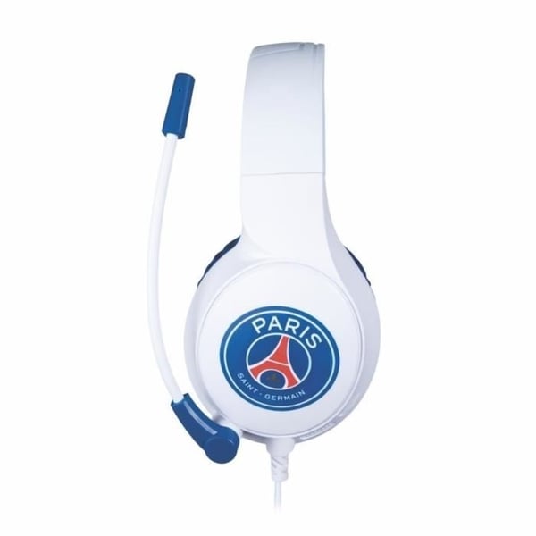 Kablet Gaming Headset - KONIX - 45° Mikrofon - 1,5 m Kabel - Hvid og Blå - Blød Komfort