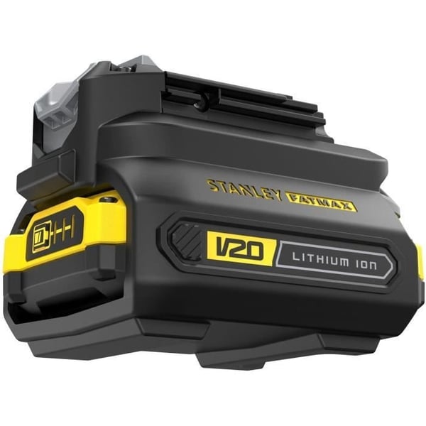 Akkuadapteri - STANLEY FATMAX V20 - SFMCB100-XJ - 18 V:n työkaluille, mallisto 2019