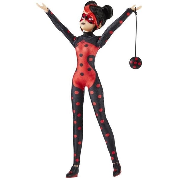 Leddelt dukke - BANDAI - Miraculous World Paris - Shadybug - 26 cm