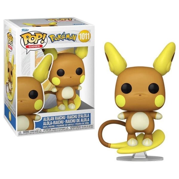 Funko Pop! - FUNKO - Raichu (Alolan) - 9 cm - Monivärinen - 3-vuotiaasta alkaen