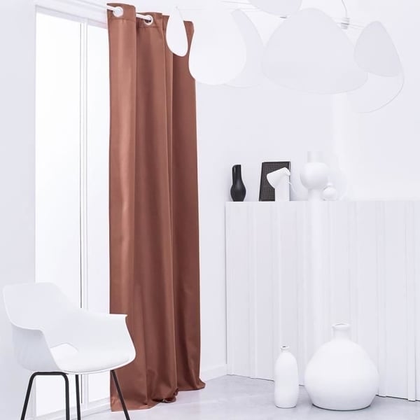 TODAY Essential Plain Termisk Isoleret Gardin - 140 x 240 cm - Terrakotta