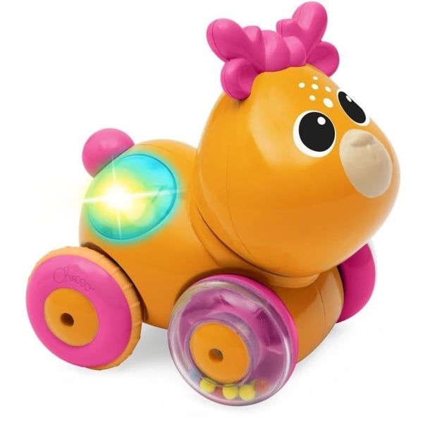 CHICCO - Sprint&go Fawn - Oranssi ja pinkki - 6 kuukaudesta alkaen