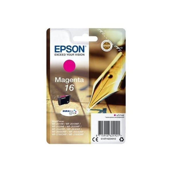 EPSON T1623 magenta mustekasetti - täytekynä (C13T16234012)