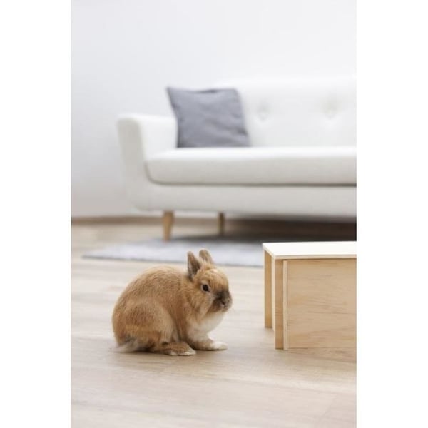 Jyrsijäsuoja - beige - irrotettava katto - helppo koota - hamstereille - KERBL